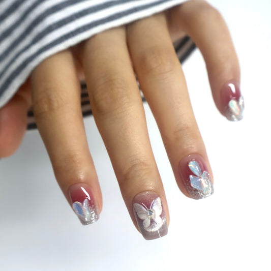 Premium 3D Butterfly Nails