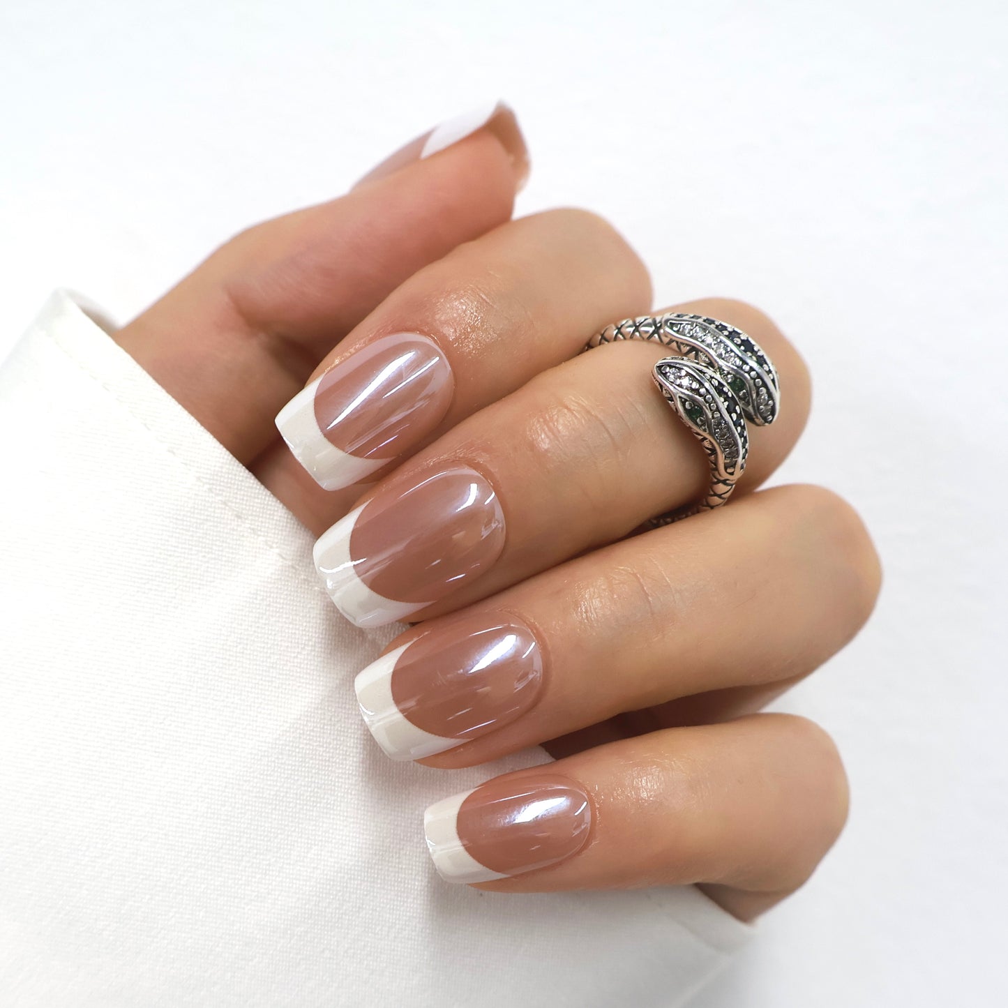 Maniye Glazed French Press On Nails