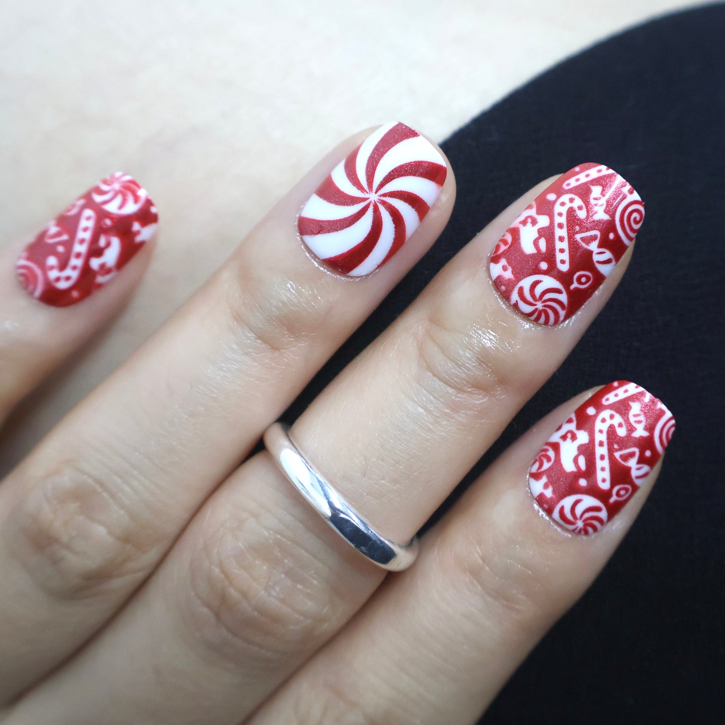 Christmas Candy Press-Ons