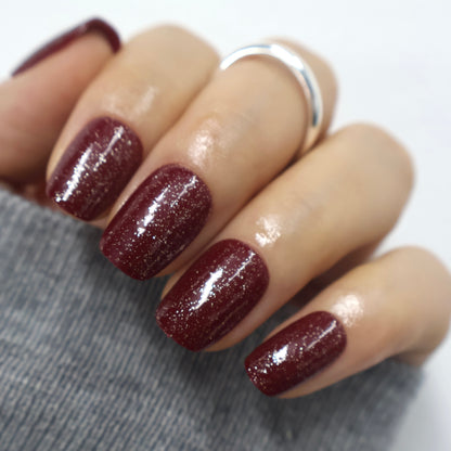 Burgundy Glitter