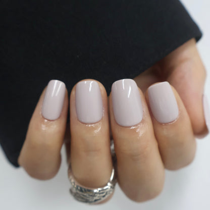Maniye Quiet Luxury Greige Press On Nails
