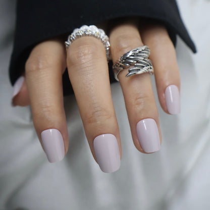 Maniye Quiet Luxury Greige Press On Nails