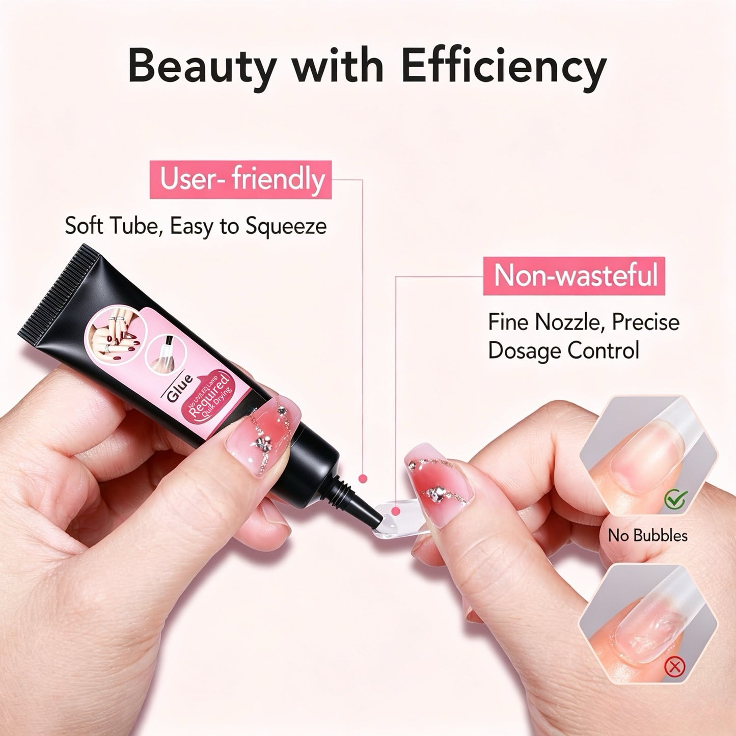 Maniye semi solid nail glue & remover
