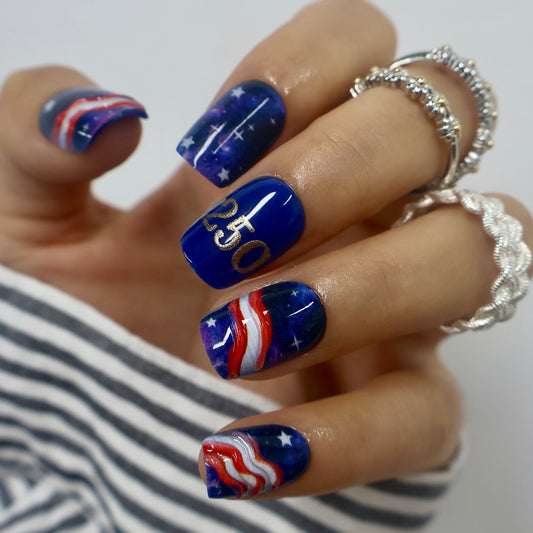 America 250 Limited Edition Press-On Nails