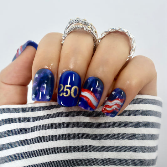 America 250 Limited Edition Press-On Nails