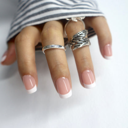 Classic Elegance French Tip Press-On Nails