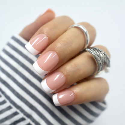 Classic Elegance French Tip Press-On Nails