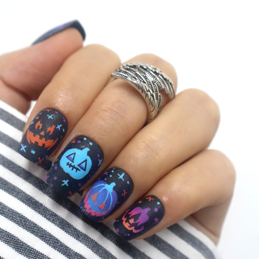 Matte Halloween Press-On Nails