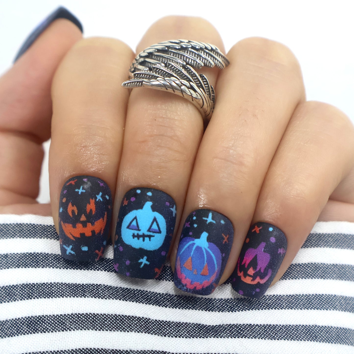 Matte Halloween Press-On Nails