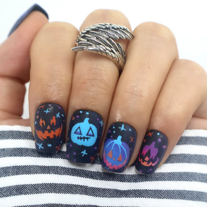 Matte Halloween Press-On Nails