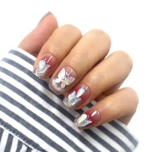 Premium 3D Butterfly Nails