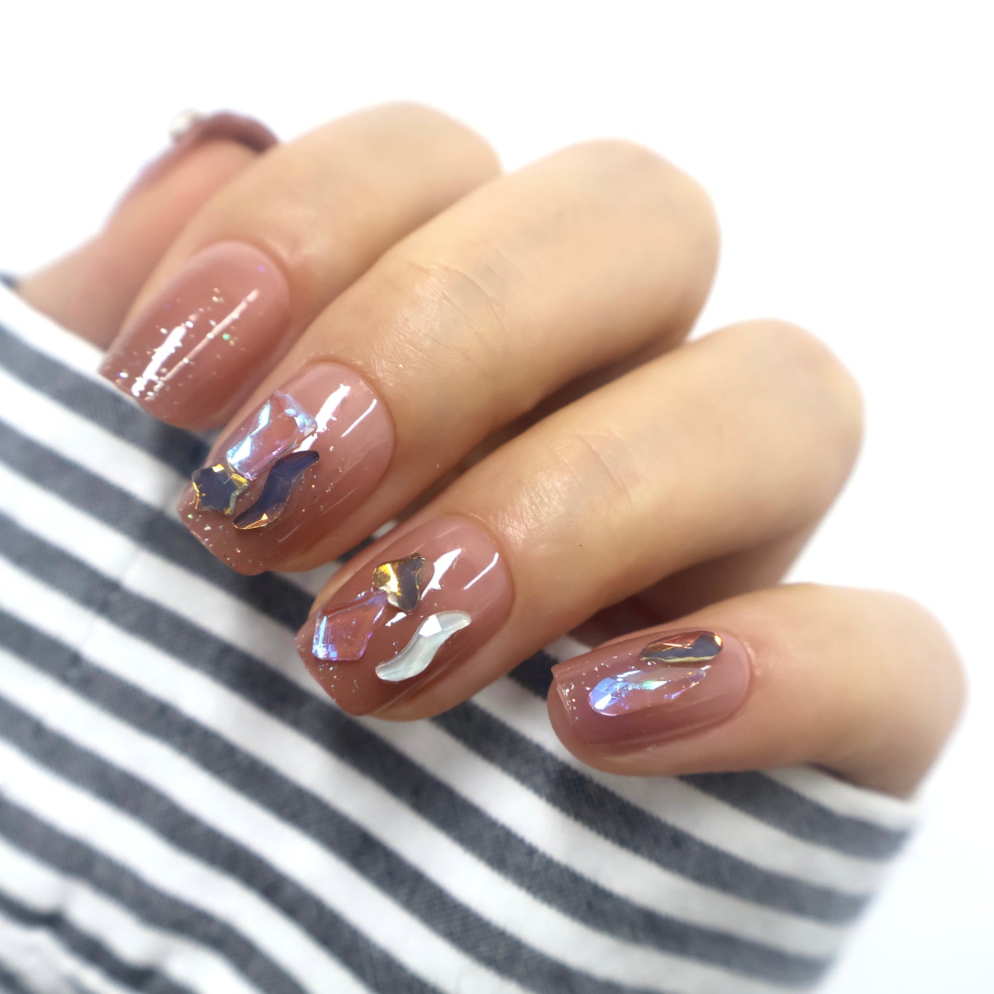 Premium Irregular Diamond Nails