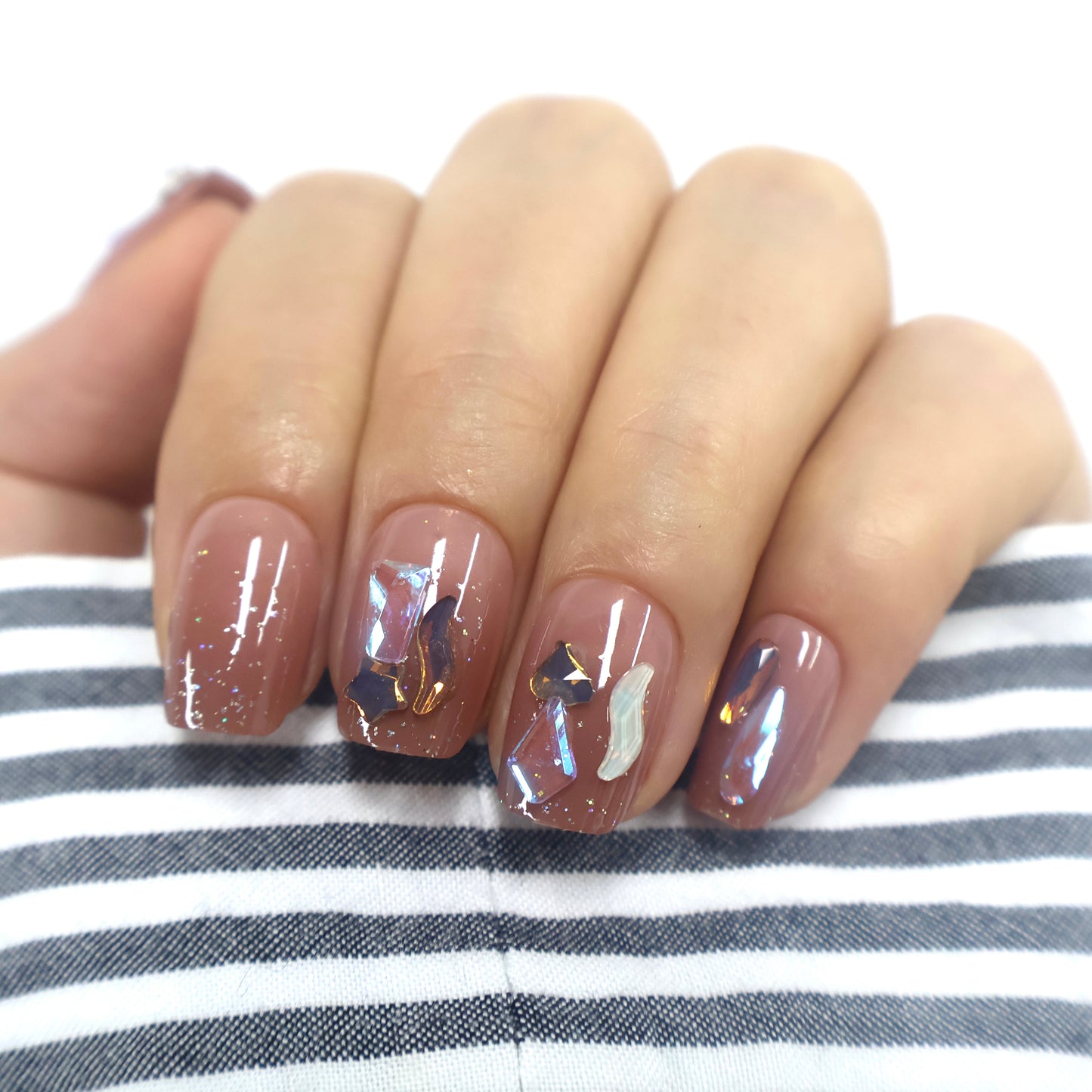 Premium Irregular Diamond Nails